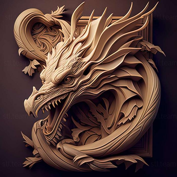 3D модель Гра дракон 2014 (STL)